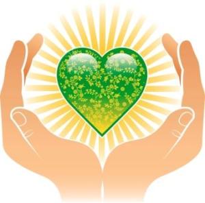 Healing hands with love & light